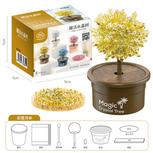 Juego de Juguetes Químicos DIY Mini Árbol de Cristales - Kit Educativo de Precipitación con Empaque de Dibujos Animados Mágico para Niños - Product Image 4