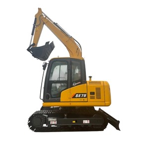 Excavadora Pequeña SE75 de 7.5 Toneladas con 66 <span class=keywords><strong>KN</strong></span> de Fuerza de Excavación, Motor Diésel Turboalimentado, Emisión Stage V - Product Image 1