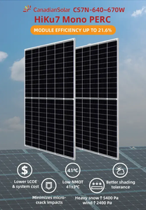 Trina Canadian JA jinkoソーラーパネル<span class=keywords><strong>pv</strong></span> 650w 660w 670w - Product Image 4