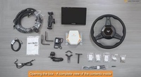 Système de pilotage automatique GPS pour tracteur avec RTK multi-constellations, système de direction automatique avec précision au centimètre pour les opérations d'agriculture de précision