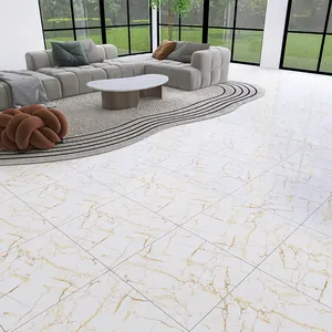 Honduras Marmor Voll polierte glasierte Porzellan fliesen Durchgehende Textur 600x600mm verglaste Porcelanato-Bodenfliesen für Luxus