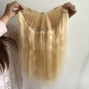 AU Großhandels preis Top Qualität Blonde Brasilia nische Haars pange in 613 # U Form 100 Echthaar verlängerung für Frauen