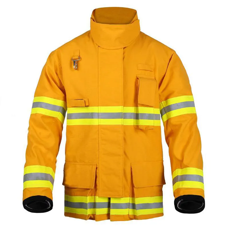 Fireman clothing Firefighter suit with 4 layer structure