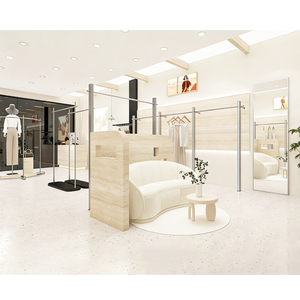 Exhibidores de Ropa Directo de Fábrica, Estante de Exhibición de Metal para Tienda de Ropa, Exhibidor de Ropa Montado en la Pared, Exhibidor de Ropa para Minoristas - Product Image 2