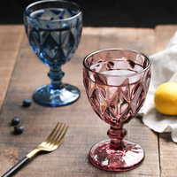 Verre à shot de style vintage de 50 ml, gobelet en verre sans plomb à motif vert, verres à whisky, à vin et à eau