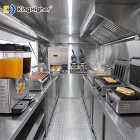 Remorque alimentaire commerciale entièrement équipée, cuisine mobile personnalisée, camion de restauration rapide, chariot de concession, chariot à burgers de rue