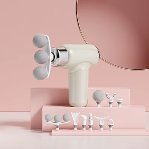 Neue Tragbare Wiederaufladbare Vibrationsmassagepistole mit Zeitsteuerung für Faszien-Körperentspannung und Muskelentlastung - Product Image 2