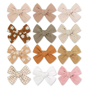 Noeuds en gros de Chine, élastiques pour <span class=keywords><strong>cheveux</strong></span>, barrettes pour enfants, pour <span class=keywords><strong>cheveux</strong></span> fins, cadeau d'anniversaire - Product Image 1
