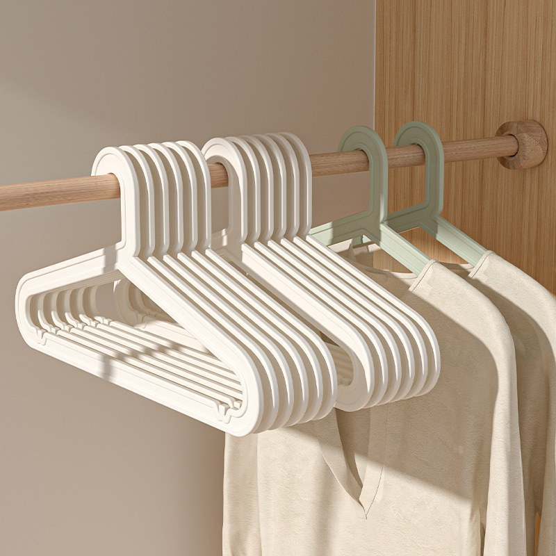 Household Plastic Clothes Hangers Thick PP