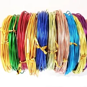 Diy fashion jewelry making bulk aluminum Wire 0.3/0.4/0.5/0.6/0.8/1.0mm more colors for aluminum craft wire