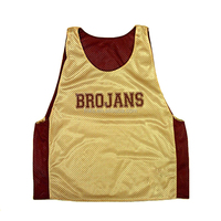 Pinnies de crosse personnalisées de qualité supérieure, Pinnies de crosse réversibles