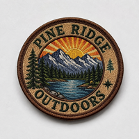 Étiquette thermocollante personnalisée en tissu, patch LOGO pour vêtements, étiquette brodée avec patchs brodés à coudre