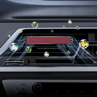 Diffuseur de parfum de voiture personnalisé de luxe en forme de logo, à clipser sur grille d'aération, évaporation naturelle, sans électricité, élimination des odeurs, décoration métallique