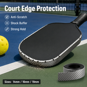 Pickleball Paddle <strong>Edge</strong> Guard <strong>Tape</strong> Clear Self Adhesive <strong>Tape</strong> for Paddle Protection - Product Image 2