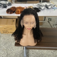 Pixie perruque bouclée cheveux humains dentelle avant Pixie africain perruque bouclée cheveux humains naturels en gros haute qualité brut 100% perruques de cheveux humains