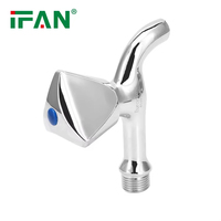 Robinet de lavabo en alliage IFAN, robinet mélangeur de salle de bain, robinet à un trou, robinet d'eau chaude et froide, robinet de lavabo