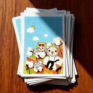 Biglietto di ringraziamento personalizzato con copertina rigida, ecologico, riciclabile, stampato offset, il più venduto <span class=keywords><strong>per</strong></span> la promozione di piccole imprese - Product Image 3