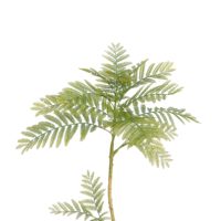 110cm Faux Jacaranda Arbre Plantes Artificielles dans Pot En Plastique Noir pour Bureau Moderne Maison Salon Décor