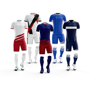 Outdoor Suitable Sublimated Printed Soccer Wear Free Design Breathable Soccer Wear For Men - Product Image 5