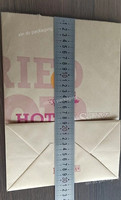 Fast Food Shop Packaging Series Boîte de poulet laminée gaufrée et mate Boîte de hamburger Sac de frites Papier d'emballage à emporter