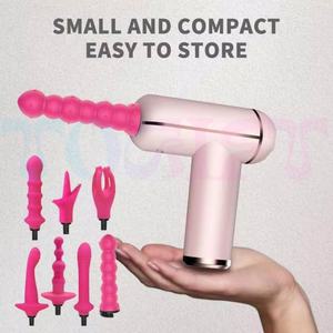 Ventes chaudes 2025 Vente en gros Échantillons Tête de <span class=keywords><strong>pistolet</strong></span> de massage en <span class=keywords><strong>silicone</strong></span> personnalisée unique pour la stimulation musculaire <span class=keywords><strong>électrique</strong></span> Massage des fascias - Product Image 3