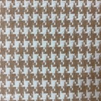 Nouveau design, tissu en poly-rayonne et élasthanne teint en fil noir à motif pied-de-poule 380 GSM TR SP pour robe