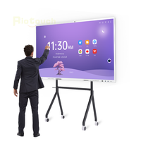 Écran tactile interactif pour l'école ou les conférences avec tableau intelligent Android éducatif