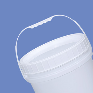 Cubo de almacenamiento de plástico reciclable de alta calidad con tapón de rosca para arena para gatos Alimento para pollos Comida para mascotas - Product Image 4