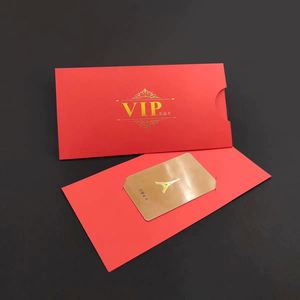 Wholesale <b>Art</b> Paper Cardboard Sleeves Customized Vip Trading Card Envelope Packaging - Product Image 4
