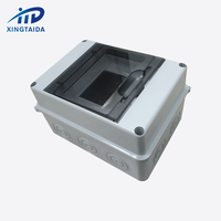 Boîtier plastique extérieur étanche IP65 ABS Interrupteur 5 voies Panneau électrique MCB Circuit Rail DIN Boîte de jonction de puissance Vialmax High