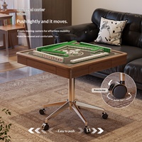Table d'appoint/salle à manger/cafetière moderne en bois massif, mobile et relevable, double usage, pour salon domestique CJ068