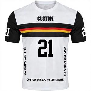 Conjunto de Uniforme de Fútbol Personalizado, Camiseta de Fútbol Corta, 100% Poliéster, Ropa Deportiva de Secado Rápido para Fanáticos/Jugadores de Clubes de Fútbol - Product Image 1