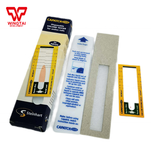 Comprobador de volumen de líquido desechable Capatch de los Países Bajos para rodillos anilox - Product Image 1