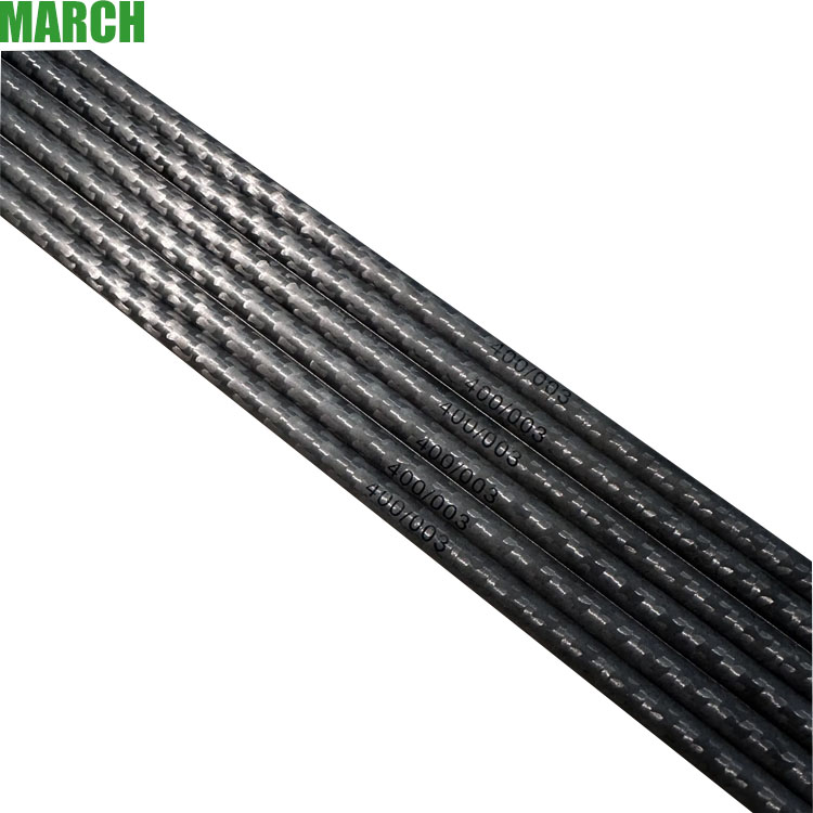 Mar Pijlschacht Boogschieten Op Maat Gemaakt Alle Series Wervelkolomjacht Gemengd Pure 3K Weave Carbon Fiberglas Pijlen