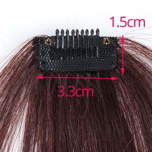 AliLeader-<span class=keywords><strong>frange</strong></span> droite avec Clip, cheveux naturels, <span class=keywords><strong>frange</strong></span> avant soignée, <span class=keywords><strong>Extension</strong></span> de cheveux pur - Product Image 4