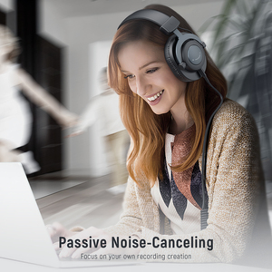 หูฟัง <span class=keywords><strong>Fifine</strong></span> <span class=keywords><strong>H8</strong></span> สำหรับบันทึกเสียงระดับมืออาชีพ หูฟังสตูดิโอ HIFI ระดับมืออาชีพ หูฟังมอนิเตอร์แบบมีสายสำหรับดีเจ หูฟังพร้อมไมโครโฟน - Product Image 5