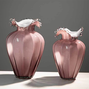 Vasi <span class=keywords><strong>in</strong></span> Vetro Rosa Economici per <span class=keywords><strong>Fiori</strong></span> <span class=keywords><strong>da</strong></span> Tavolo, Decorazione Casa - Product Image 1