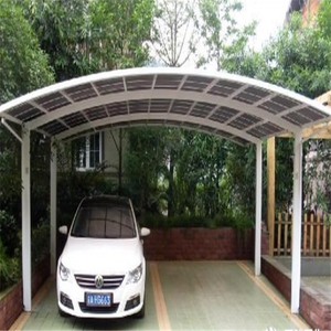 Dos coches prefabricados Policarbonato Carport Metal Carports para la venta - Product Image 1