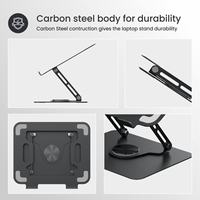 Support d'ordinateur portable ergonomique rotatif à 360 degrés, réglable, pour le jeu et le bureau, vente en gros 2026