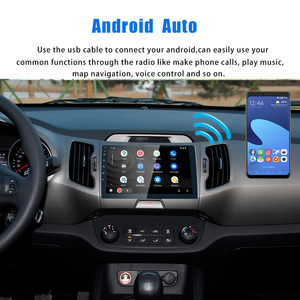 Xe đài phát thanh stereo cho Kia Sportage <span class=keywords><strong>3</strong></span> <span class=keywords><strong>Android</strong></span> <span class=keywords><strong>9</strong></span> inch màn hình cảm ứng AHD <span class=keywords><strong>2</strong></span> DIN 8 lõi Wifi GPS FM BT DSP Carplay gương liên kết - Product Image 5