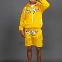 Ensemble Vestes et Shorts en Nylon Design Personnalisé Survêtement Vêtements d'Été de Marque Ensemble de Survêtement Réfléchissant 2 Pièces Ensemble de Shorts Coupe-Vent
