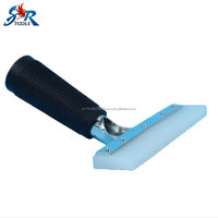 Raclette professionnelle de 20 cm en acier inoxydable de haute qualité pour film teinté automobile, outil de décapage extra-résistant pour l'application de vinyle de covering automobile