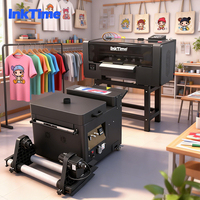Rollos de Impresora Plana DTF de 30cm, 60cm, 120cm, Impresora Digital con Nuevo Cabezal de Impresión Epson y Rebobinado Automático
