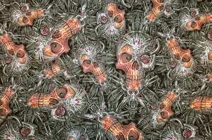 <span class=keywords><strong>Film</strong></span> hydrographique - Impression par transfert d'eau - Hydro dipping - Crânes de vampires - Product Image 5