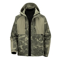 Blouson bomber camouflage coupe-vent à capuche pour homme, style streetwear, fin et ample, pour le quotidien, les activités de plein air et les voyages