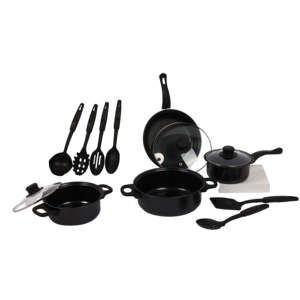 Ensembles de casseroles de cuisine en métal écologiques modernes avec poêle antiadhésive - Product Image 2