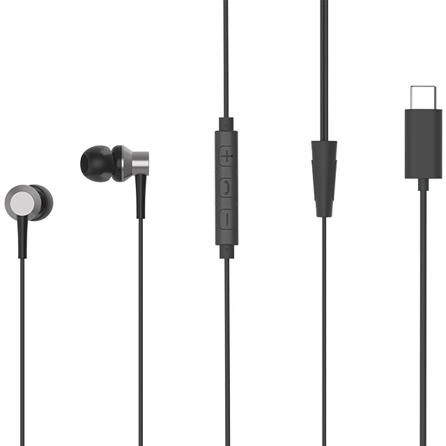 Mobile Phone Accessories 3.5mm Jack Headphone Earphone in Ear Wire Headphone with Microphone & Volume Control