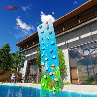 Dinding Panjat Air Splash Down PoolClimb untuk Kolam Renang, Hotel, dan Kolam Renang di Halaman Belakang