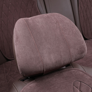 Vente directe d'usine lavable respirant en daim 5 places <span class=keywords><strong>housse</strong></span> de siège avant de voiture pour Tesla/BMW/Toyota modèle Land Cruiser - Product Image 3