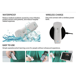 Sonde d'échographie <span class=keywords><strong>Doppler</strong></span> couleur vétérinaire sans fil portable Wi-Fi 3-en-1 pour chiens, chats et bovins - Product Image 3